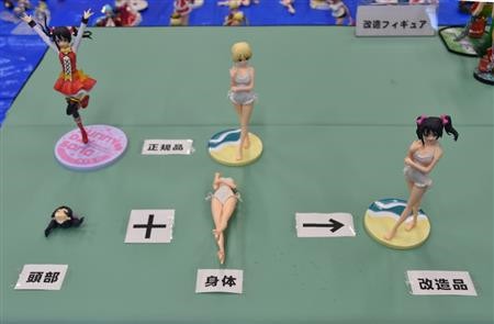 日本男子因为给手办换头魔改而进行拍卖行为引起警方注意：最终被逮捕