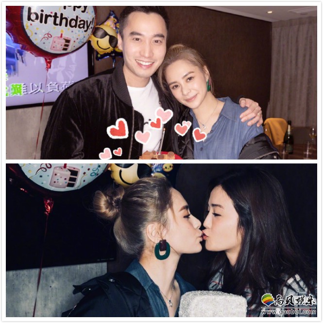 阿娇晒出庆祝38岁生日现场照片：与老公相拥合影，和好闺蜜相拥亲亲