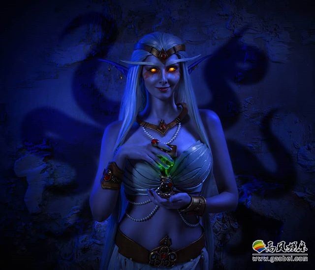 INS小姐姐coser《魔兽世界》COS艾萨拉女王：并且还原度相当的高超
