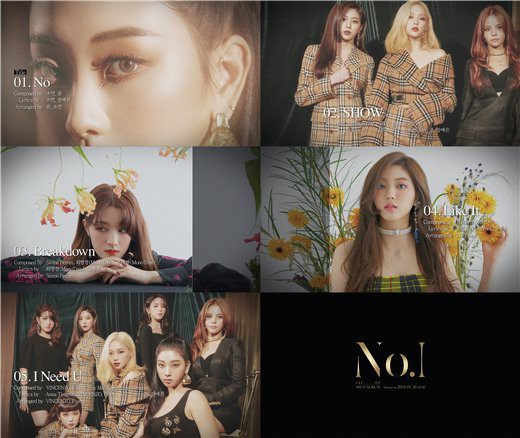 最新专辑《No.1》的全曲试听音源 展现CLC独有的自信的歌曲