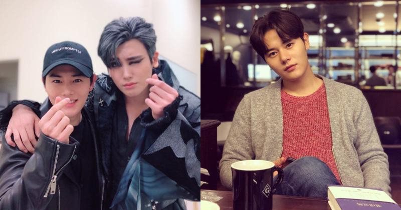 ZE:A成员们私下还是常联络 桐俊公开了和炯植的合照