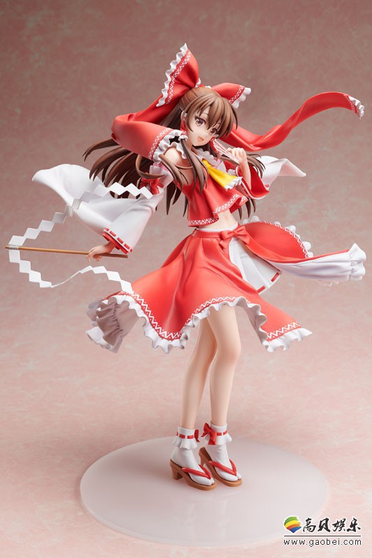 《东方Project》1/4尺寸比例博丽灵梦手办：修长双腿穿着经典巫女短裙