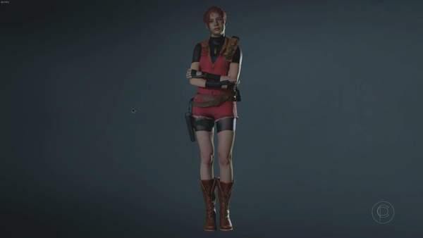 大神晒出《生化危机2：重制版》克莱尔新版本MOD：少女背影高清图