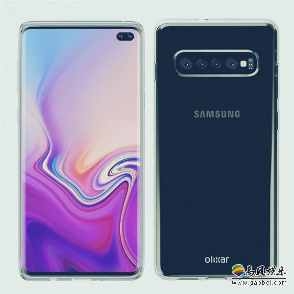 三星GalaxyS10 Plus(S10＋)真机网上首次曝光：前置双摄，微缝听筒设计