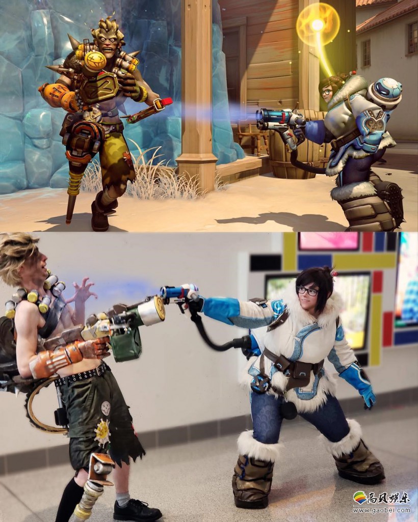 国外Coser带来《守望先锋》小美COS：造型是消防员皮肤！还原度相当高