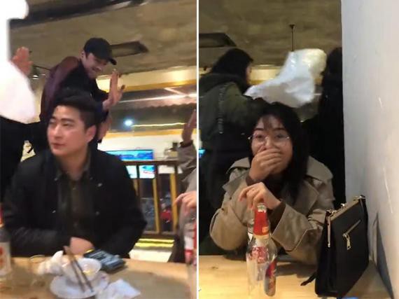 网友晒出饭馆用餐偶遇胡歌短视频：离开餐厅被认出！露出笑容，挥手致意