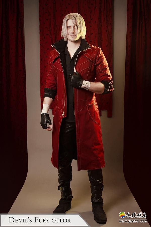 《鬼泣5》官方授权“斯巴达之子”大衣模特上身图：看着真是又中二又帅