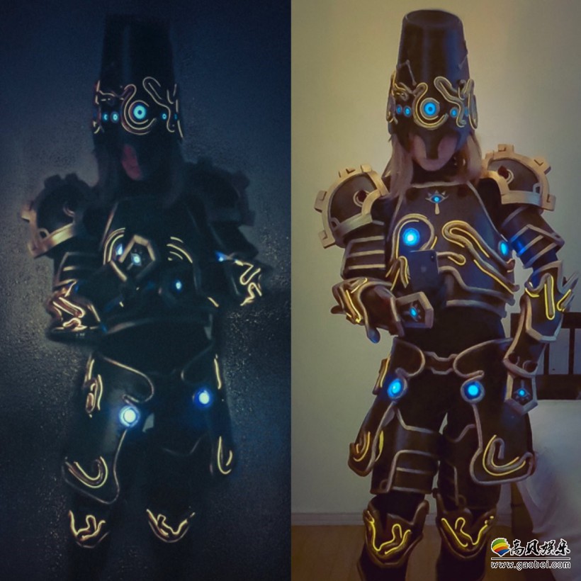 《塞尔达传说:荒野之息》古代兵装林克COS:道具非常精美!相当还原 《塞尔达传说:荒野之息》古代兵装林克COS:道具非常精美!相当还原