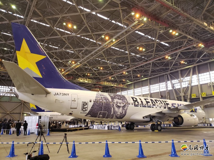 日本天马航空“B.League JET”专属联乘班机:井上雄彦亲自为飞机作画 日本天马航空“B.League JET”专属联乘班机:井上雄彦亲自为飞机作画