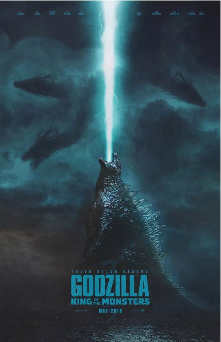 《哥斯拉：怪兽之王》曝光大量新照：哥斯拉霸气登场！怒怼巨龙基多拉