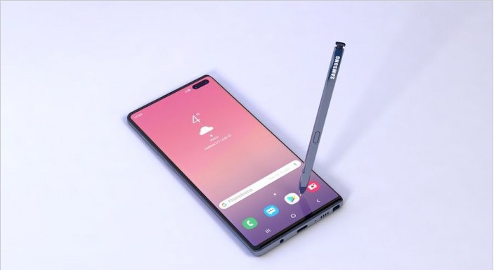 外媒曝出三星Note 10最新渲染图：与S10＋极其相似！后置多一颗摄像头