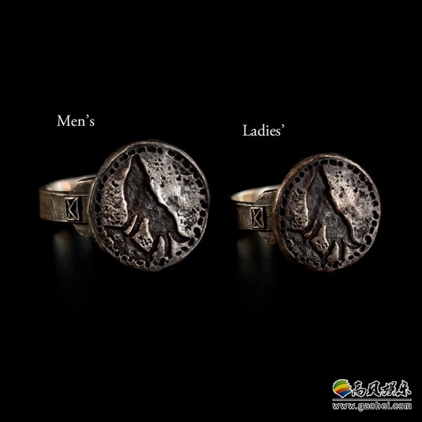 《黑暗之魂》系列传说级装备“狼戒指”纯手工制作！完美复原游戏样子