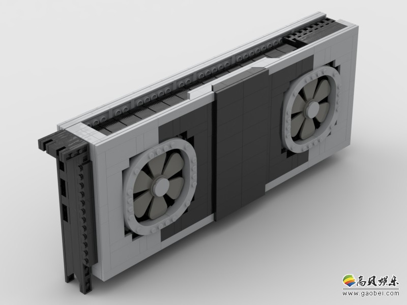 外国网友设计特殊乐高版RTX 2080 Ti FE：供电接口一应俱全！相当逼真