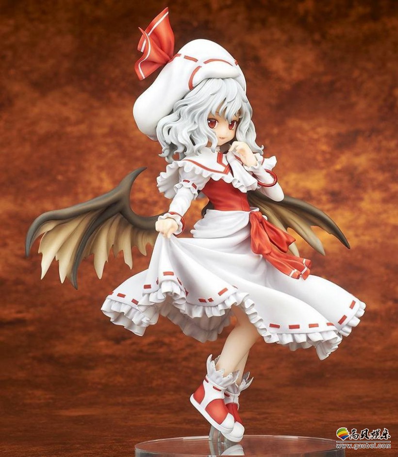 《东方香霖堂》蕾米莉亚手办：白色洛丽塔长裙搭配红色配饰！效果亮眼