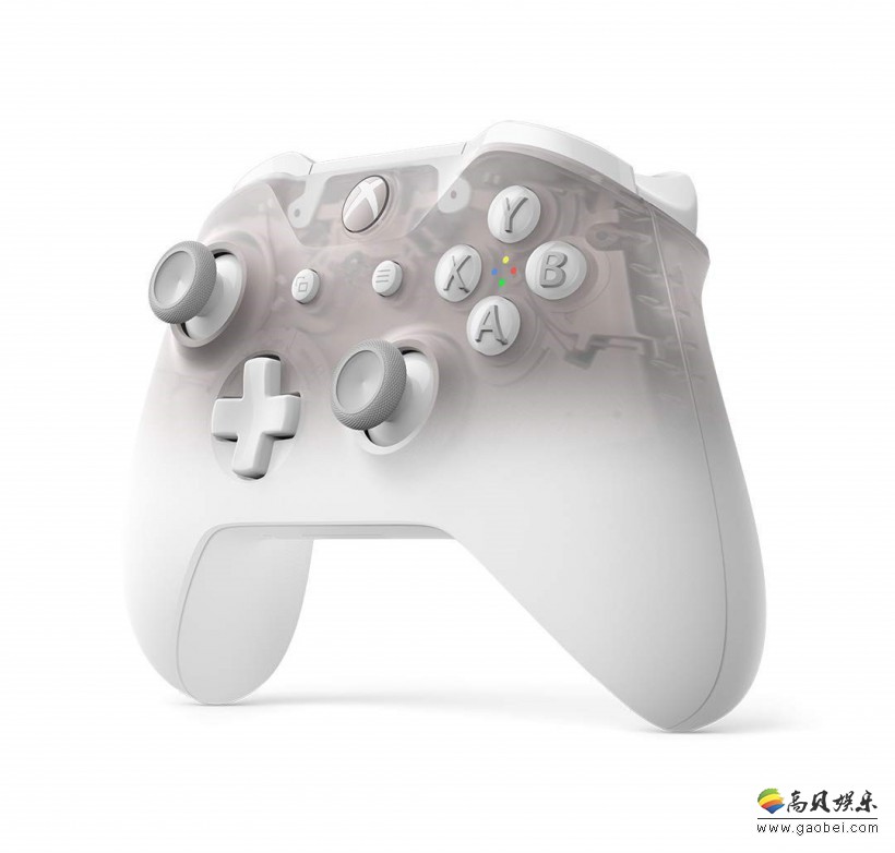 据网友爆料：发现一款白色半透明Xbox手柄！半透明手柄外壳极具美感