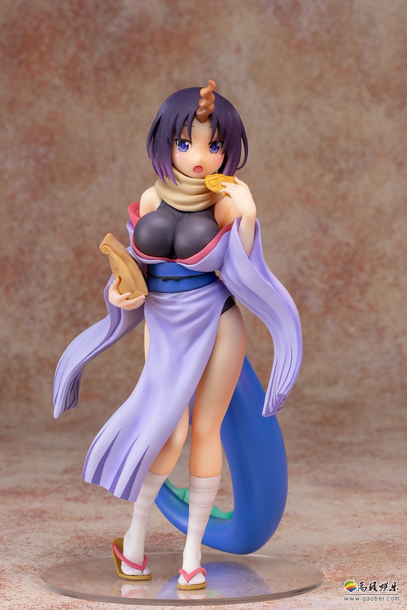 手办厂商推出《小林家的妹抖龙》艾露玛私服手办：手拿鲷鱼烧吃货模式