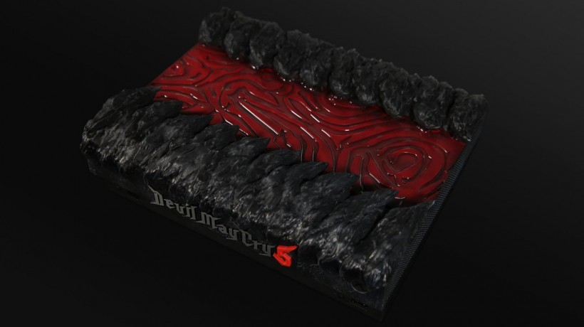 微软高管推特晒出《鬼泣5》定制版Xbox One X：充满野性气息！十分炫酷