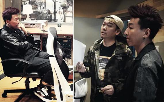 陈羽凡吸毒风波后流出近照：他与友人现身录音棚，整个人显得十分低调