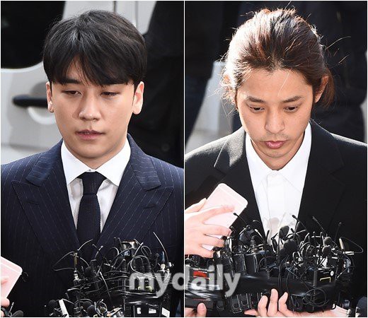 胜利、郑俊英、崔钟勋被警方查明一共向十三人散布了偷拍视频