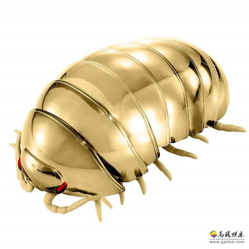 岛国炫酷金属涂装！土豪金质感潮虫模型手办：土豪金配色还能变换形态