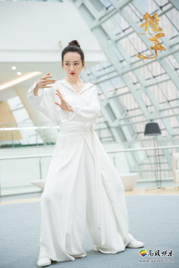 王鸥《推手》练太极：一身纯白飘逸白衣！每招每式每个眼神都令人称叹