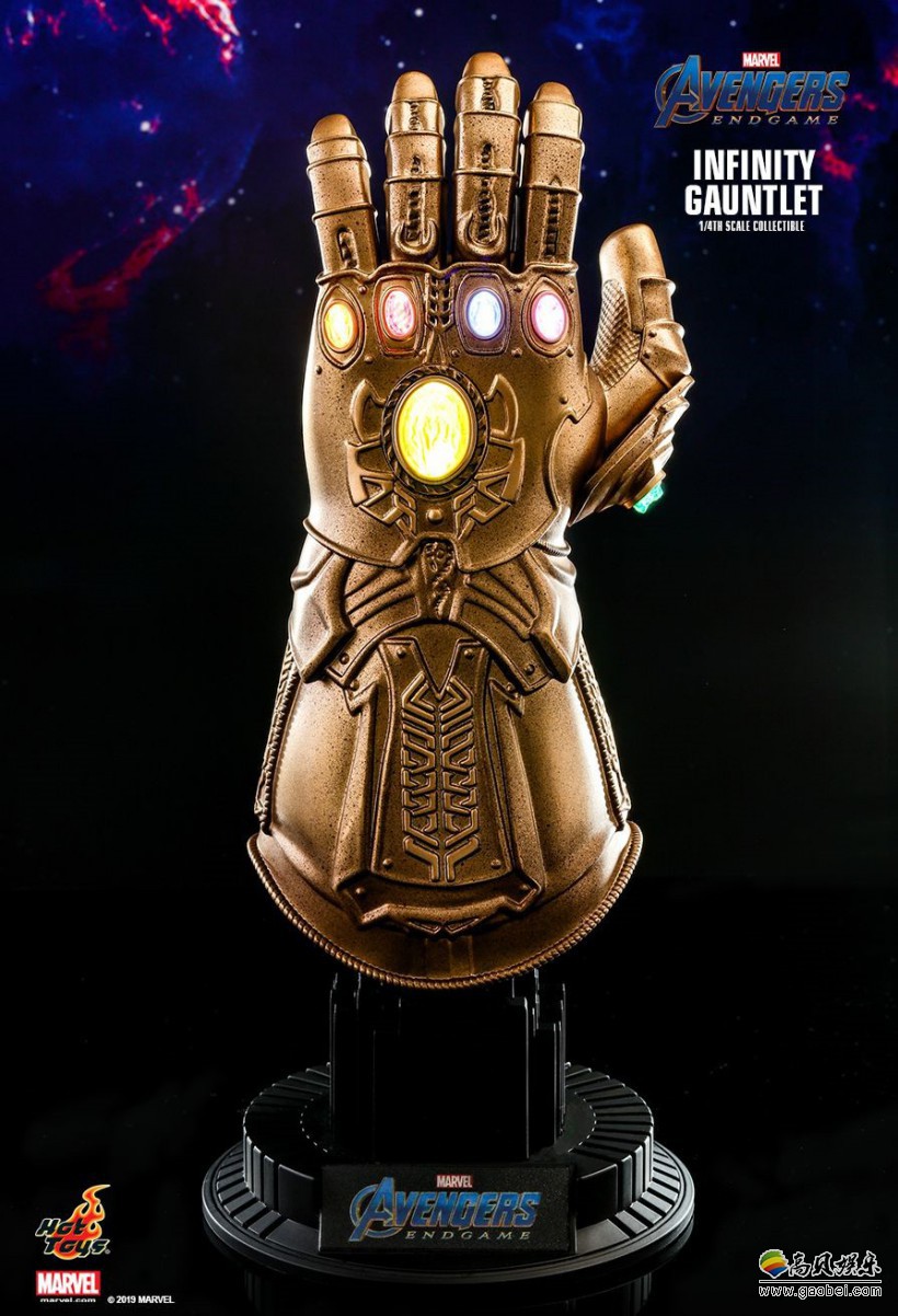 Hot Toys公布《复仇者联盟》1:4无限手套：镶嵌6颗具LED发光灯效仿宝石