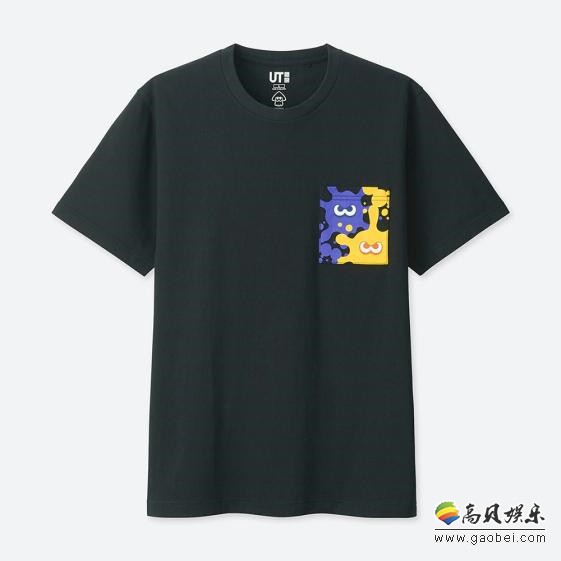 优衣库《喷射战士》合作款印花T恤上架官方商店：水彩样式花纹格外写意