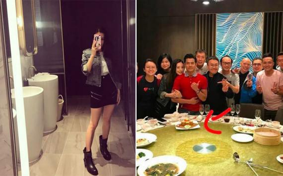 郭富城娇妻方媛晒照曝光豪宅内景：厕所有2个洗手池，饭桌可容纳13人