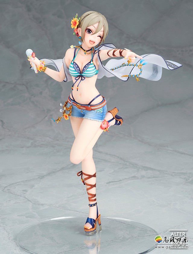 《偶像大师灰姑娘女孩》盐见周子手办：清凉小可爱＋热裤傲人身材
