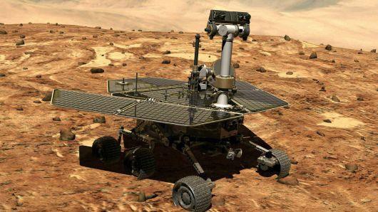 据外媒报道：NASA公布机遇号探测器穿越火星灰尘和岩石最后路线