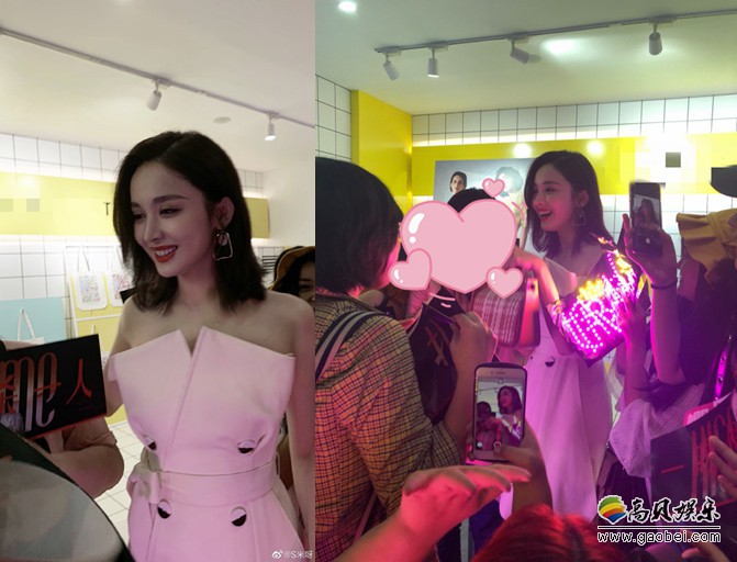 古力娜扎亮相某活动：娜扎白色抹胸小礼服亭亭玉立，雪肌红唇仙女颜值