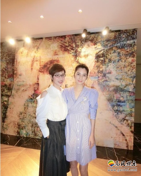 洪欣和陈法蓉一起出席艺术展览和饭局：陈法蓉微博晒出合照心情大好