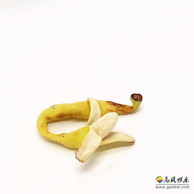 日本雕塑艺术家笠谷耕二创作系列香蕉主题雕塑作品：日常生活场景启发