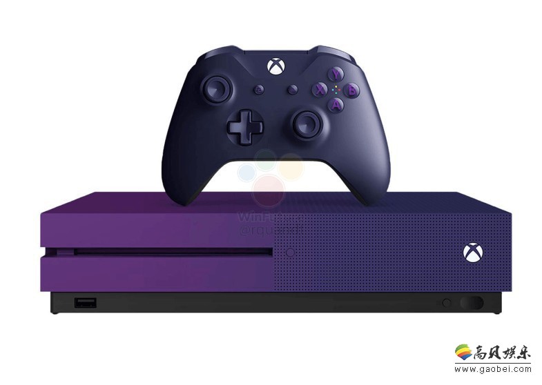 微软推出《堡垒之夜》限量主题Xbox One S套装：渐变紫色！低调奢华