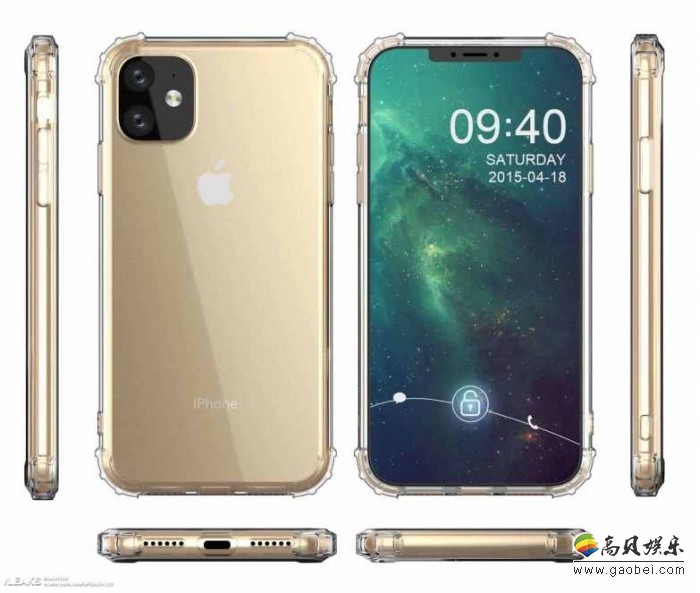 外媒曝光苹果iPhone XR升级版透明保护壳：背部双摄像头！形状类似浴霸