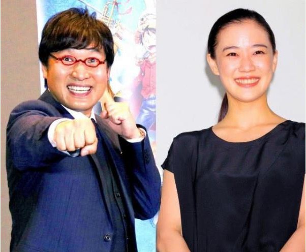 据日媒报道：33岁的苍井优已经结婚！男方是42岁的搞笑艺人山里亮太