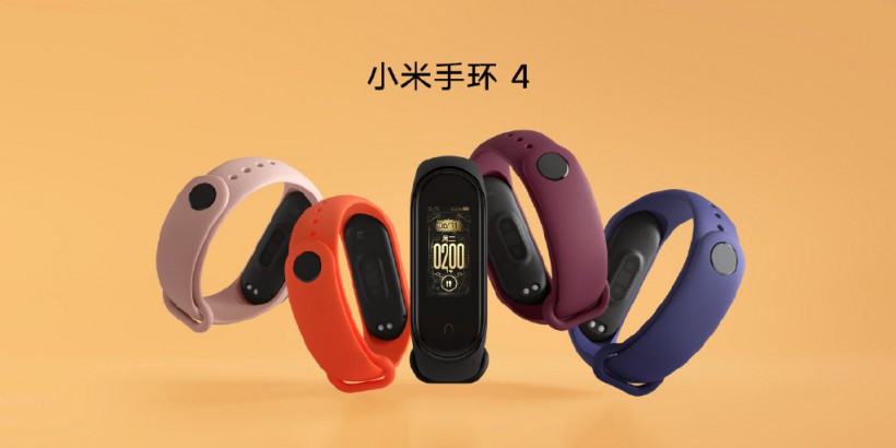 小米手环4正式登场：亮丽色彩，AMOLED彩色屏显示！搭配各种主题
