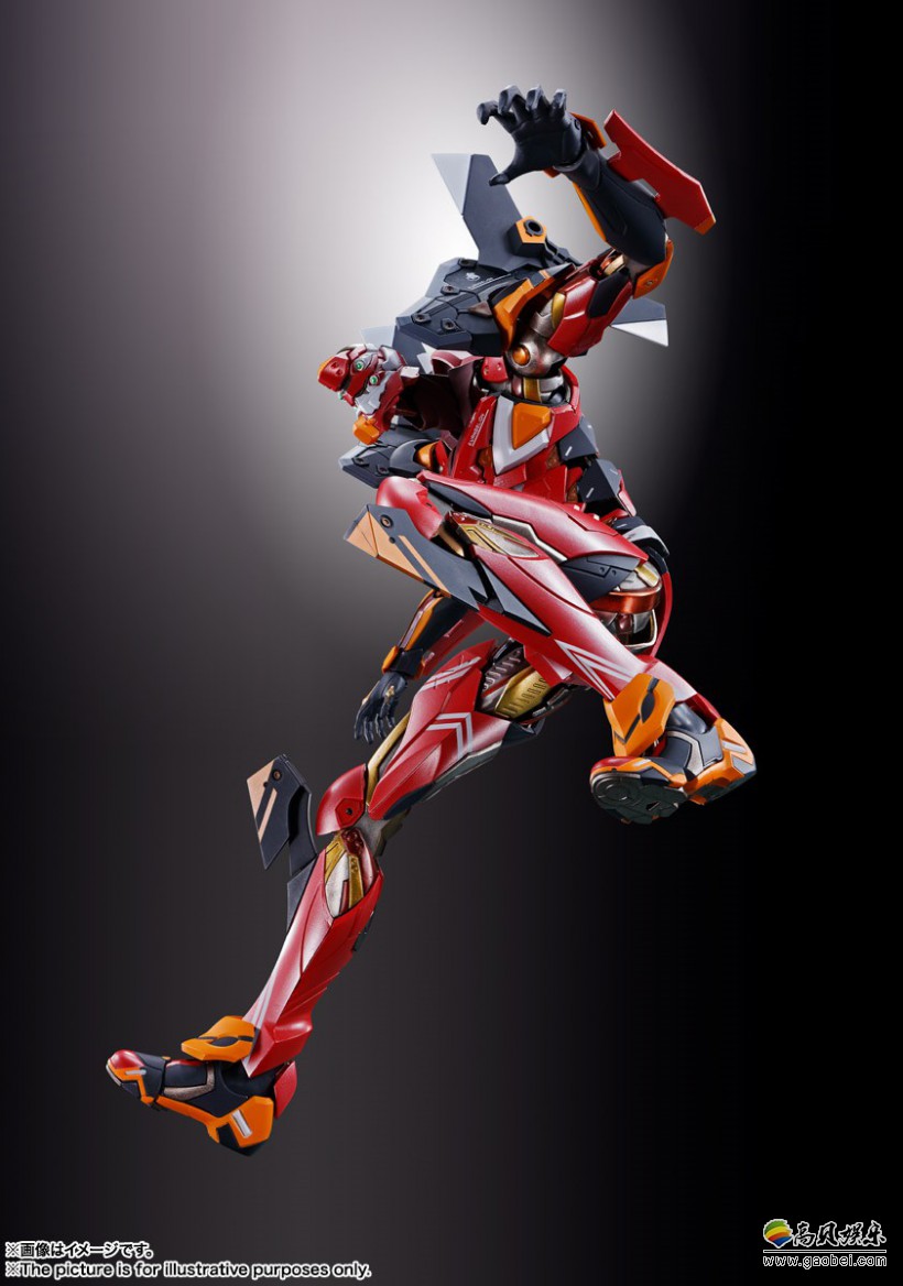 万代官方公开mb系列《eva》2号机模型详情图片:展示各种细节造型