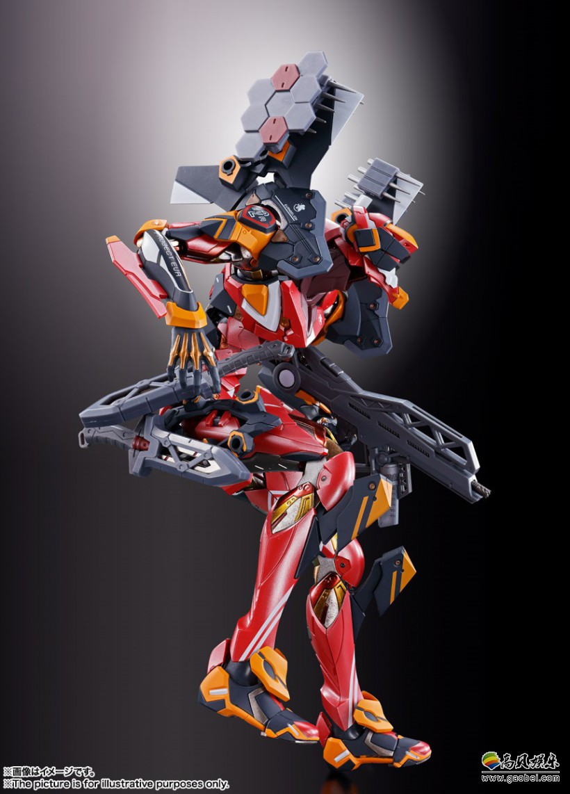 万代官方公开mb系列《eva》2号机模型详情图片:展示各种细节造型