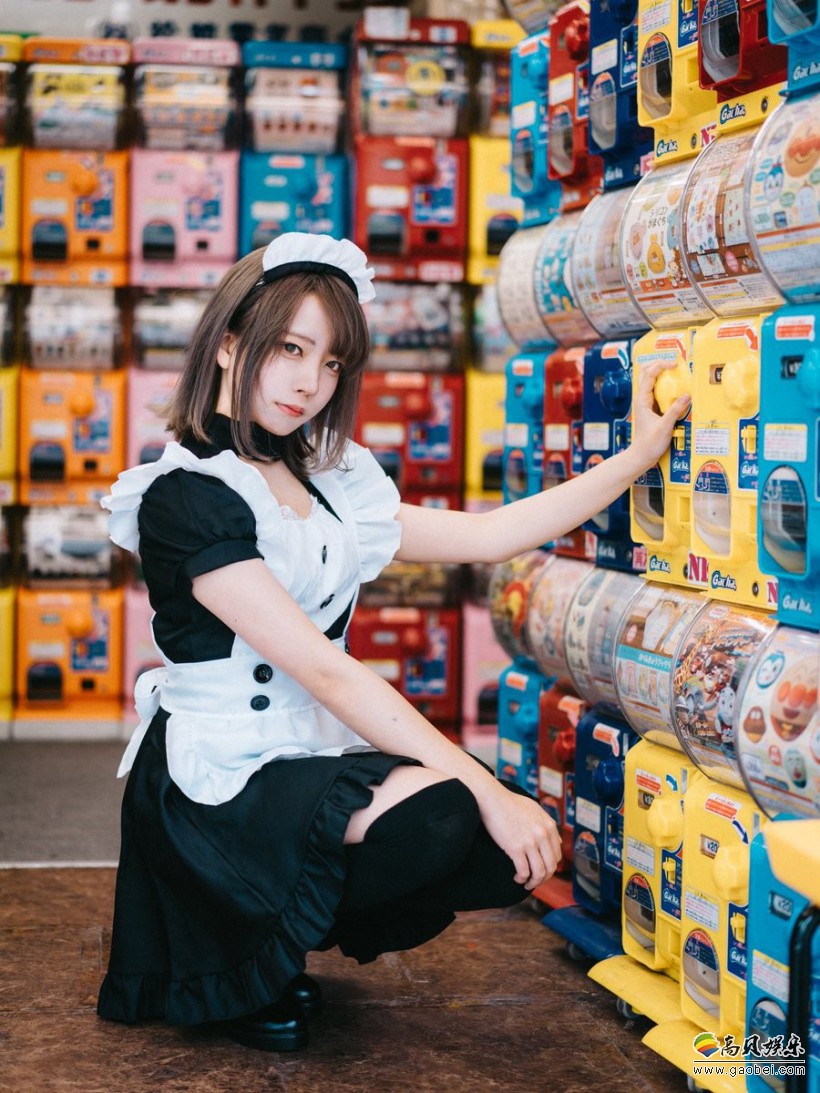 日本小姐姐“_otofu”：拍摄秋叶原街拍女仆装写真美照！希望大家喜欢