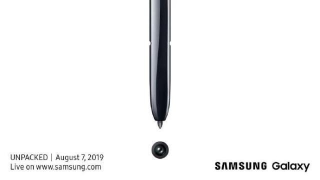 三星Galaxy Note 10系列发布时间公开：于8月8日发布！居中挖孔摄像头