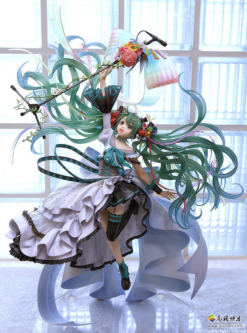初音未来“Miku Memorial Dress”手办公开实体图：精致无比魅力无限