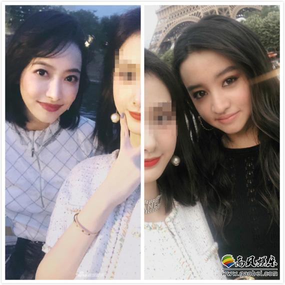 宋茜和木村光希同场出席某品牌巴黎发布会：网友晒出了和二人的自拍合影