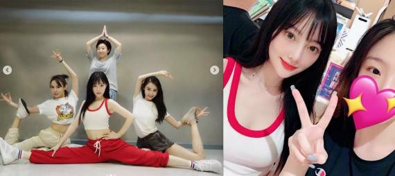 李小璐晒出一组排舞美照：大秀一字马，镜头前摆着各种pose！炫酷又性感