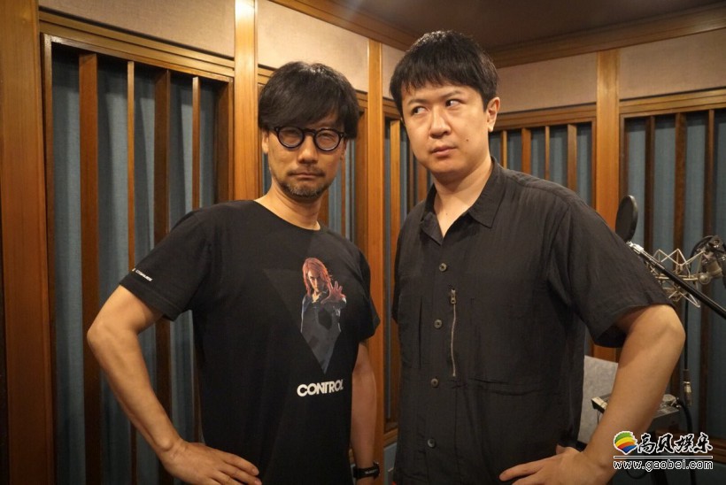 小岛秀夫晒出与杉田智和合影：他们已经完成《死亡搁浅》部分配音工作