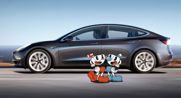 特斯拉老总Elon Musk回复确认了《茶杯头》登陆特斯拉的大致日期：8月