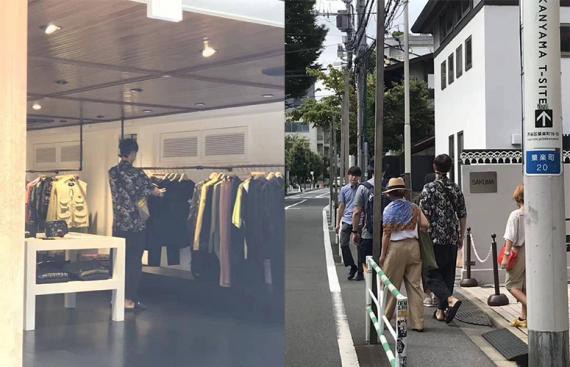在日本度假的李现近日被网友偶遇，只见他脚踩拖鞋，把墨镜挂在后脑勺上