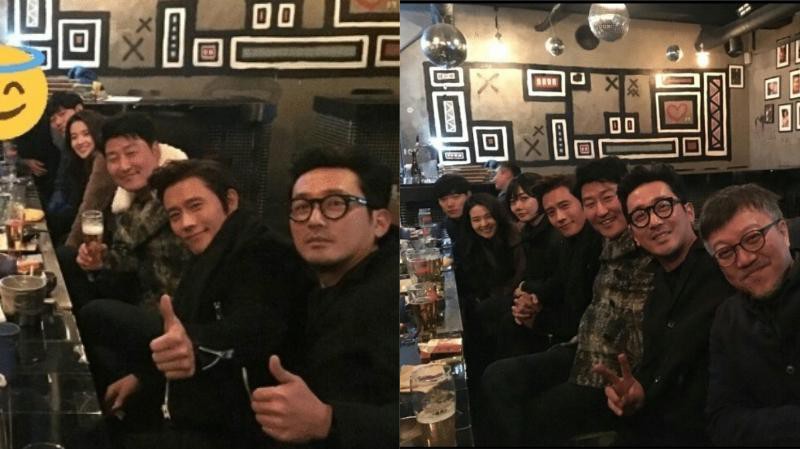 韩国论坛多位演员、导演三年前新沙洞聚餐照，都是些大咖人物！引起热议