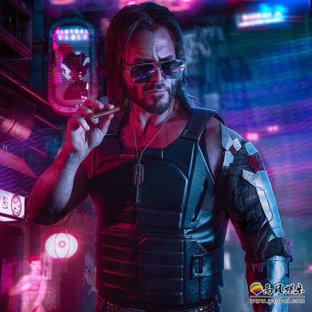 意大利COSER大佬COS《赛博朋克2077》基努里维斯！帅气脸庞十分还原