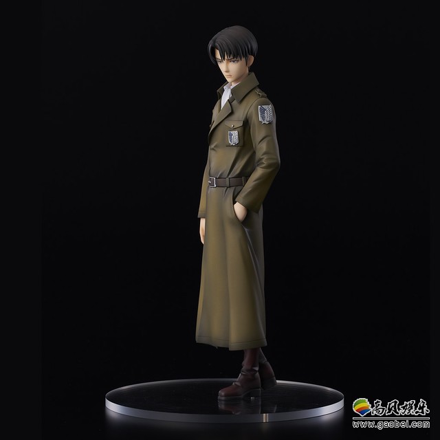 《进击的巨人》兵长利威尔日常装扮手办！很好的展现他那忧郁和疑惑表情